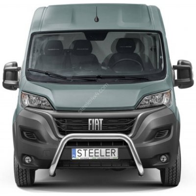 Přední ochranný rám bez příčky Fiat Ducato Camper 2006 - 2014 - 2016 - Leštěný nerez