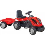 iMex Toys Traktor šlapací s přívěsem červený – Zboží Mobilmania