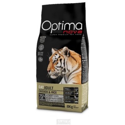 Visán OPTIMA nova Cat Adult Chicken & Rice 8 kg – Hledejceny.cz