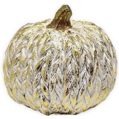 Taizhou Huangyan Grander Imp. And Exp. Co., Ltd., Dýně polyston 10cm bílá/zlatá – Hledejceny.cz