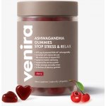 VENIRA Ashwagandha gummies stop stress & relax višeň 60 bonbónů – Hledejceny.cz