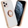 Pouzdro a kryt na mobilní telefon Apple Cadorabo Ochranné pouzdro pro Apple iPhone 11 PRO Case in Bílá Pouzdro Kryt Ochrana fotoaparátu Magnetický držák do auta