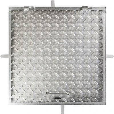 Scobax Steelsafe Zinc poklop hranatý 554 x 454 mm stříbrná – Zboží Dáma