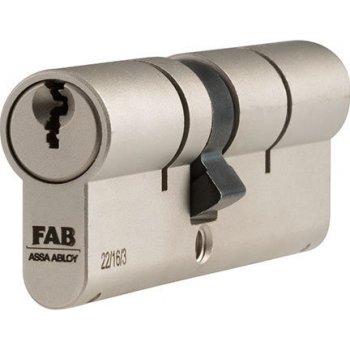 Assa Abloy FAB 3*** PROFI, 40+65 mm Nikl, standardní