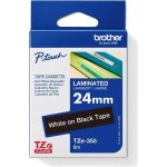 Brother TZE-355, černá/bílá, 24mm – Zboží Dáma
