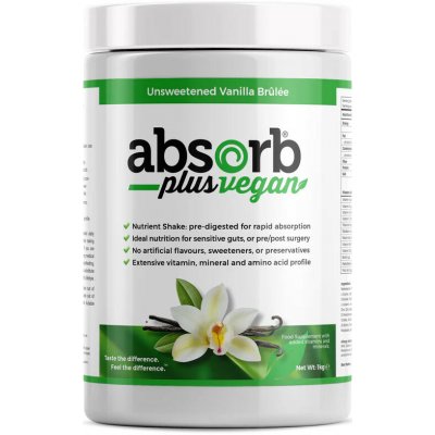 Imix Nutrition Absorb Plus Vegan Neslazené vanilkové brulé 1 kg – Hledejceny.cz