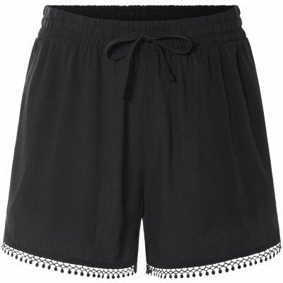 Esmara dámské kraťasy s háčkovanou krajkou černá – Zboží Dáma