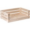 Úložný box ČistéDřevo Dřevěná bedýnka otevřená 60 x 39 x 20 cm