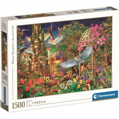 CLEMENTONI Zahrada lesní fantazie 1500 dílků – Zboží Mobilmania
