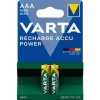 Baterie nabíjecí Varta Ready2Use AAA 1000mAh 2ks 5703301402