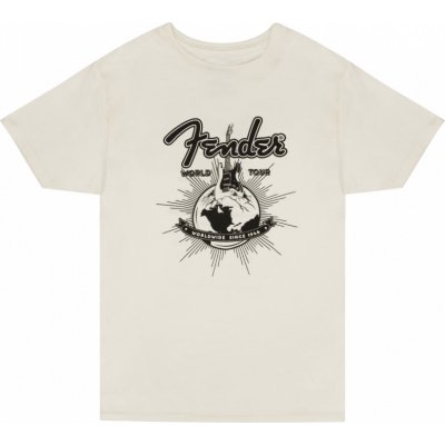 Fender World Tour T-Shirt Vintage White – Sleviste.cz