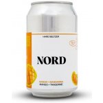 Nord hard seltzer mango mandarinka 4% 0,33 l (holá láhev) – Sleviste.cz