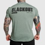 Iron Aesthetics pánské tričko Blackout zelené – Zboží Dáma