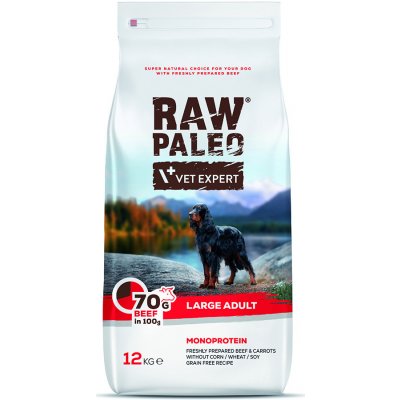 Vetexpert Raw Paleo Beef adult LARGE 12 KG
