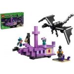 LEGO® Minecraft 21264 Drak z Enderu a loď z Endu – Zboží Živě