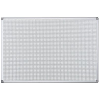 Bi-Office Textilní, magnetická nástěnka s kovovou mřížkou, 900 x 600 mm – Hledejceny.cz