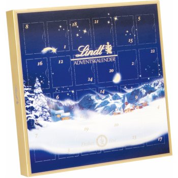 Lindt adventní kalendář modrý 115g