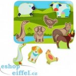 Lucy&Leo dřevěné puzzle Farm Animals – Hledejceny.cz