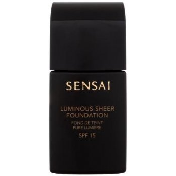 Sensai Luminous Sheer tekutý rozjasňující make-up SPF15 odstín LS204 Honey Beige 30 ml