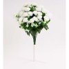 Květina Kytice chryzantéma 44 cm bílá 371370