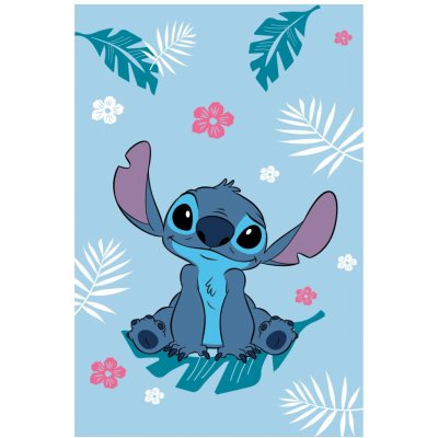 Jerry Fabrics Dětská fleecová deka Lilo a Stitch Blue – Zboží Dáma