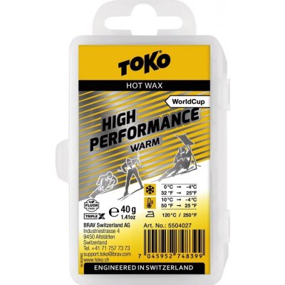 Toko TripleX High Performance warm 40 g – Zboží Dáma Toko TripleX High Performance warm 40 g – Zboží Dáma