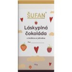 Šufan Láskyplná čokoláda s malinou a jahodou 70 g – Zboží Dáma