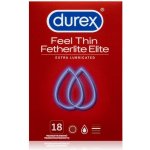 Durex Feel Thin Extra Lubricated 18 ks – Hledejceny.cz