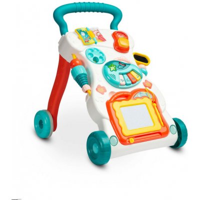 Toyz Dětské interaktivní chodítko stoleček se zvuky Modré – Zboží Dáma