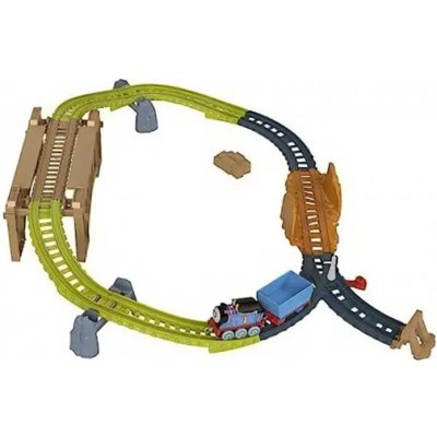 Mattel Tomáš a přátelé Hrací sada Přejezd přes dřevěný most HHV79 – Zboží Dáma