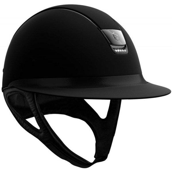 Jezdecká helma Samshield Jezdecká helma Miss Shield Shadowmatt 5SW chrome black 2.0 černá