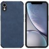 Pouzdro a kryt na mobilní telefon Apple Cadorabo pouzdro pro Apple iPhone XR ochranné pouzdro v modrém TPU silikonovém pouzdře s ušlechtilou semišovou zadní stranou