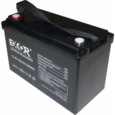 EXOR LiFePO4 12,8V 100Ah s vyhříváním a bluetooth – Sleviste.cz