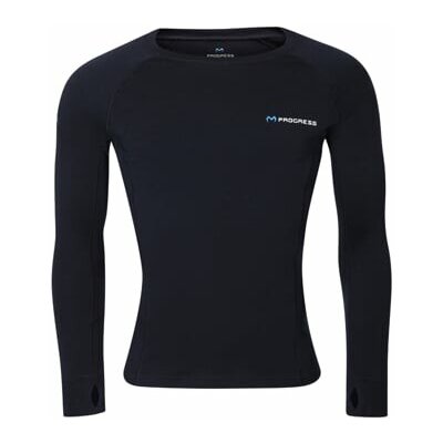 MT TDR 250 pánské merino triko s dlouhým rukávem černo-modrá – Zboží Dáma