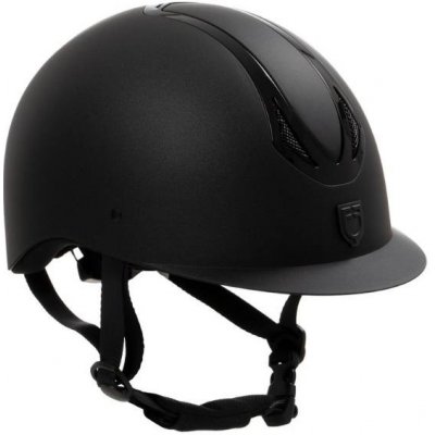 EQUESTRO Bezpečnostní helma Azael black shiny black – Zboží Dáma