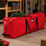 Aga Úložný obal na vánoční stromek 122×38×50 cm Červený – Hledejceny.cz