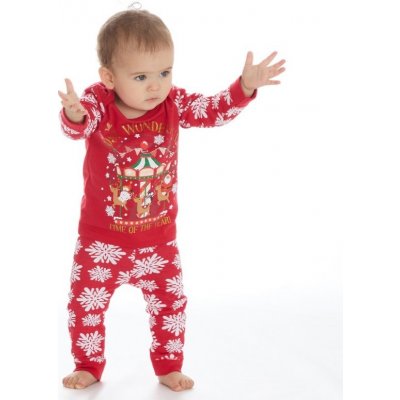 Dětské vánoční pyžamo vločka – Zboží Mobilmania