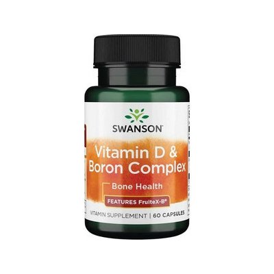Swanson Vitamin D & Boron Complex 60 kapslí – Hledejceny.cz