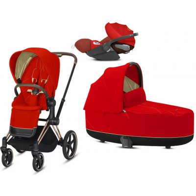 Cybex Priam 2.0 + Cloud Z I-size Kombinovaný + Autosedačka 0-13kg Autumn Gold 2023