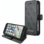 Guess 4G flipové pouzdro pro iPhone 7 / 8 / SE (2020/2022) - šedé GUFLBKSI84GG - možnost vrátit zboží ZDARMA do 30ti dní – Zboží Mobilmania
