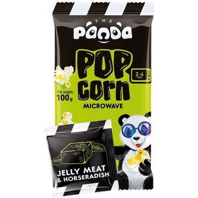 Panda Popcorn s příchutí bůčku a křenu 100 g – Sleviste.cz