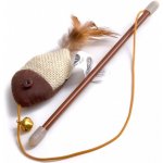 JK ANIMALS Ryba na prutě s catnipem (šantou), hračka 18 cm – Zboží Mobilmania