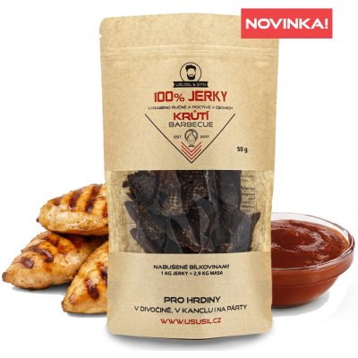Usušil & Syn 100% jerky krůtí Barbecue 50 g – Hledejceny.cz