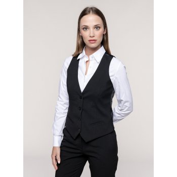 dámská vesta Waistcoat černá