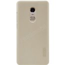 Pouzdro a kryt na mobilní telefon Pouzdro Nillkin Super Frosted Xiaomi Redmi Note 4 zlaté