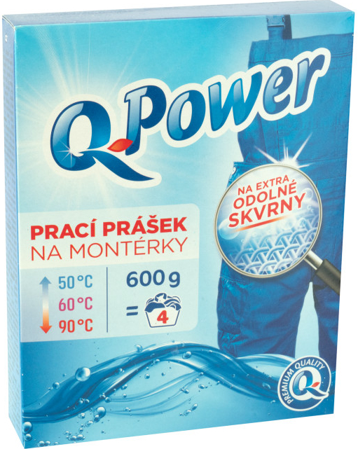 Q-Power prací prášek na montérky 600 g od 39 Kč - Heureka.cz