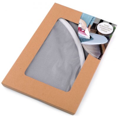 Potah na žehlicí prkno s hliníkovým zátěrem Varianta: 1 (135x52cm) šedá, Balení: 1 ks – Hledejceny.cz