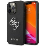 Guess iPhone 13 Pro Saffiano 4G Metal Logo černé – Zboží Živě