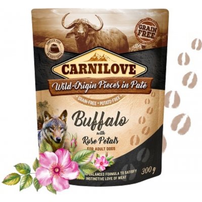Carnilove Paté Buffalo with Rose Petals 300 g – Zboží Mobilmania