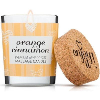 Enjoy it! Masážní svíčka Orange and cinnamon 70 ml – Sleviste.cz